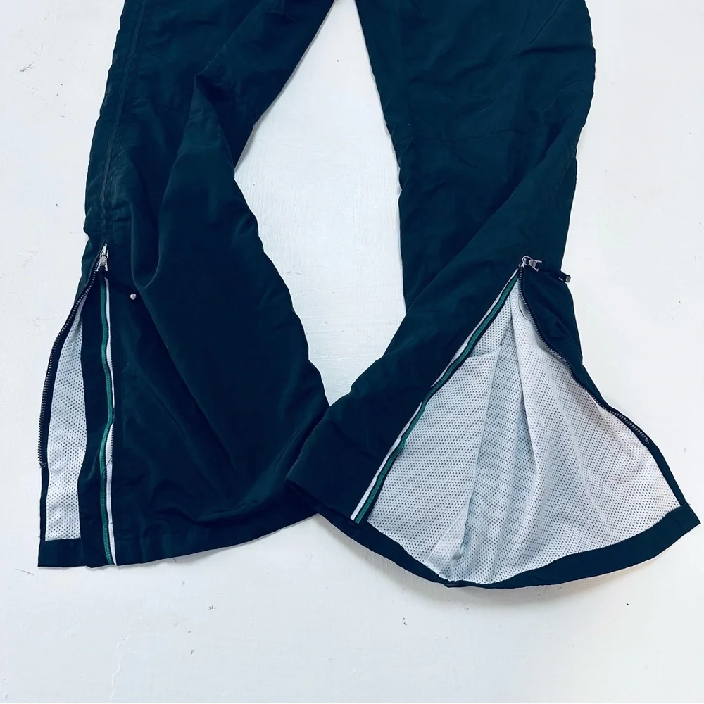 Elie Tahari Size S Tracksuit Pants Sweatpants Casual Sports Black Net Lined